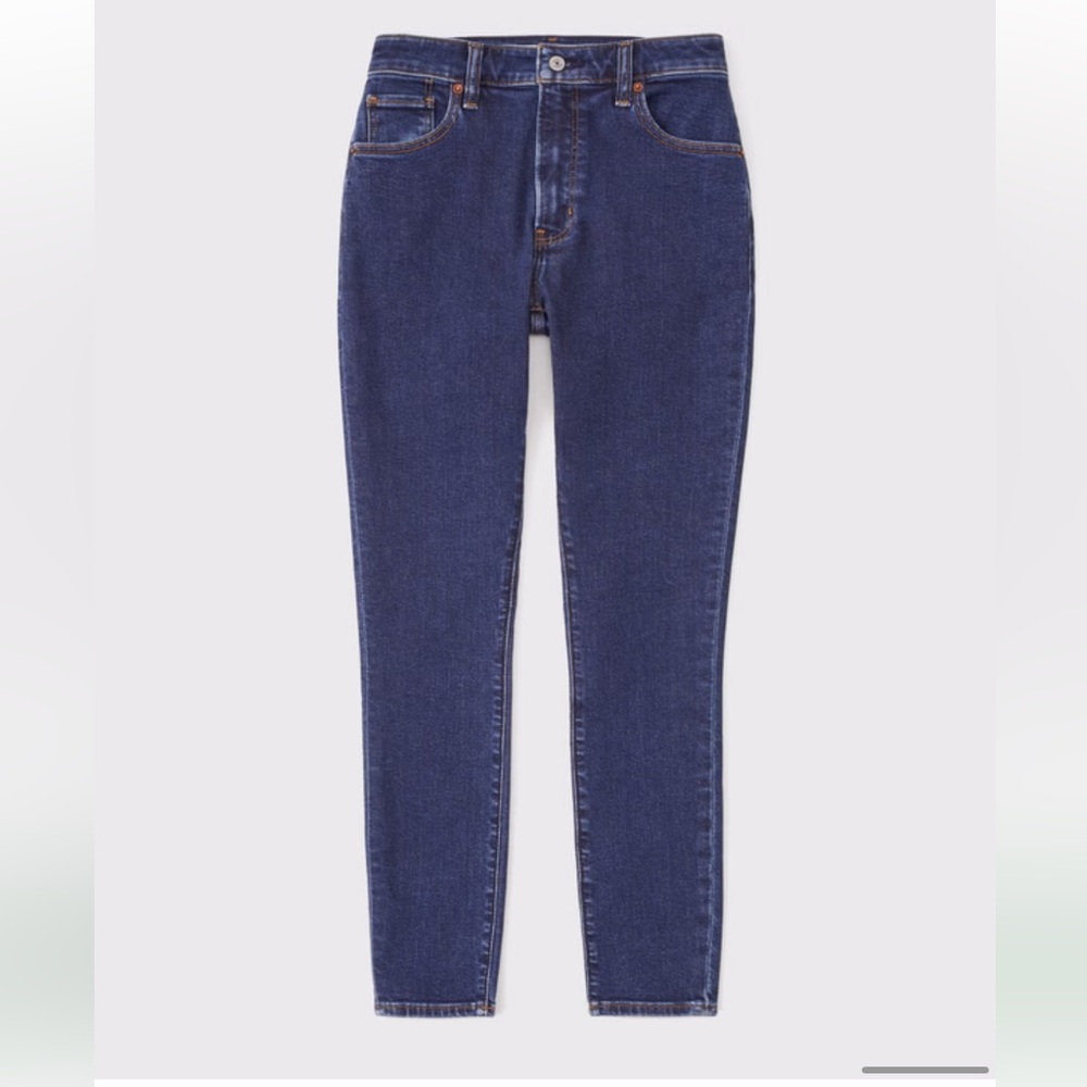 Abercrombie & Fitch Curve Love High Rise Super Skinny Ankle Jean